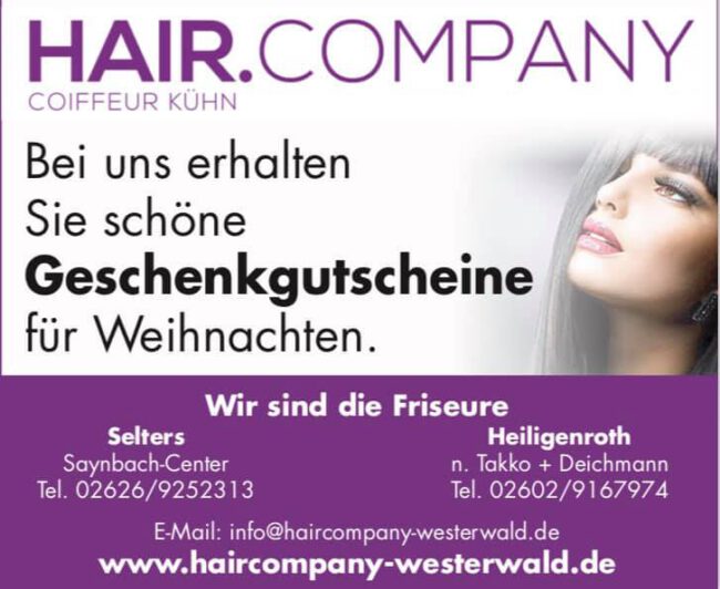geschenkgutscheine haircompany westerwald