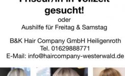 HAIR.COMPANY – Friseur/in gesucht!
